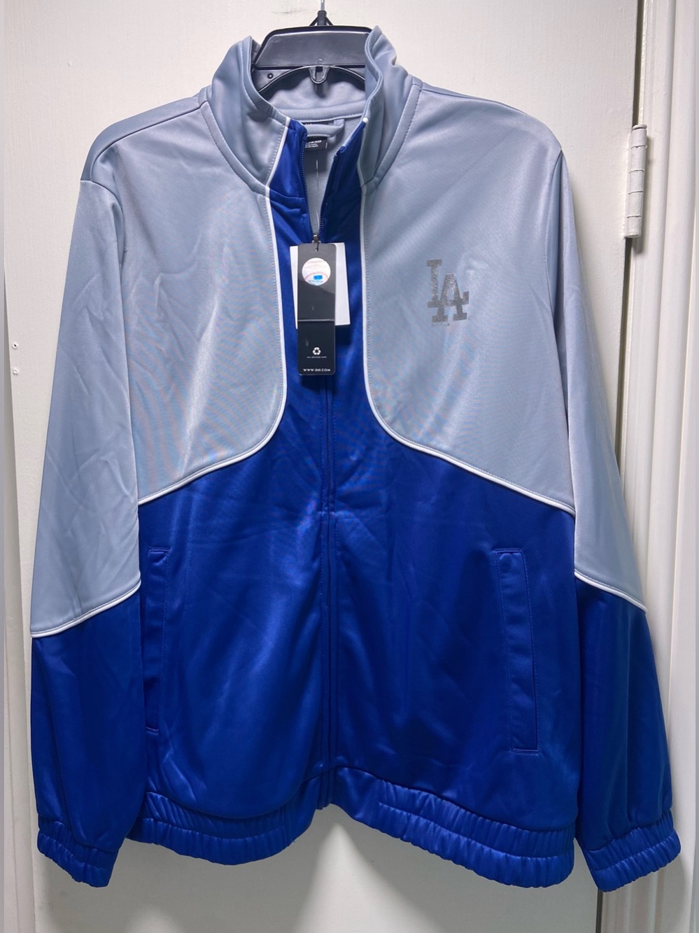 MLB Los Angeles Dodgers G-lll Sports by Carl Banks Track Jacket - Women Size XXL